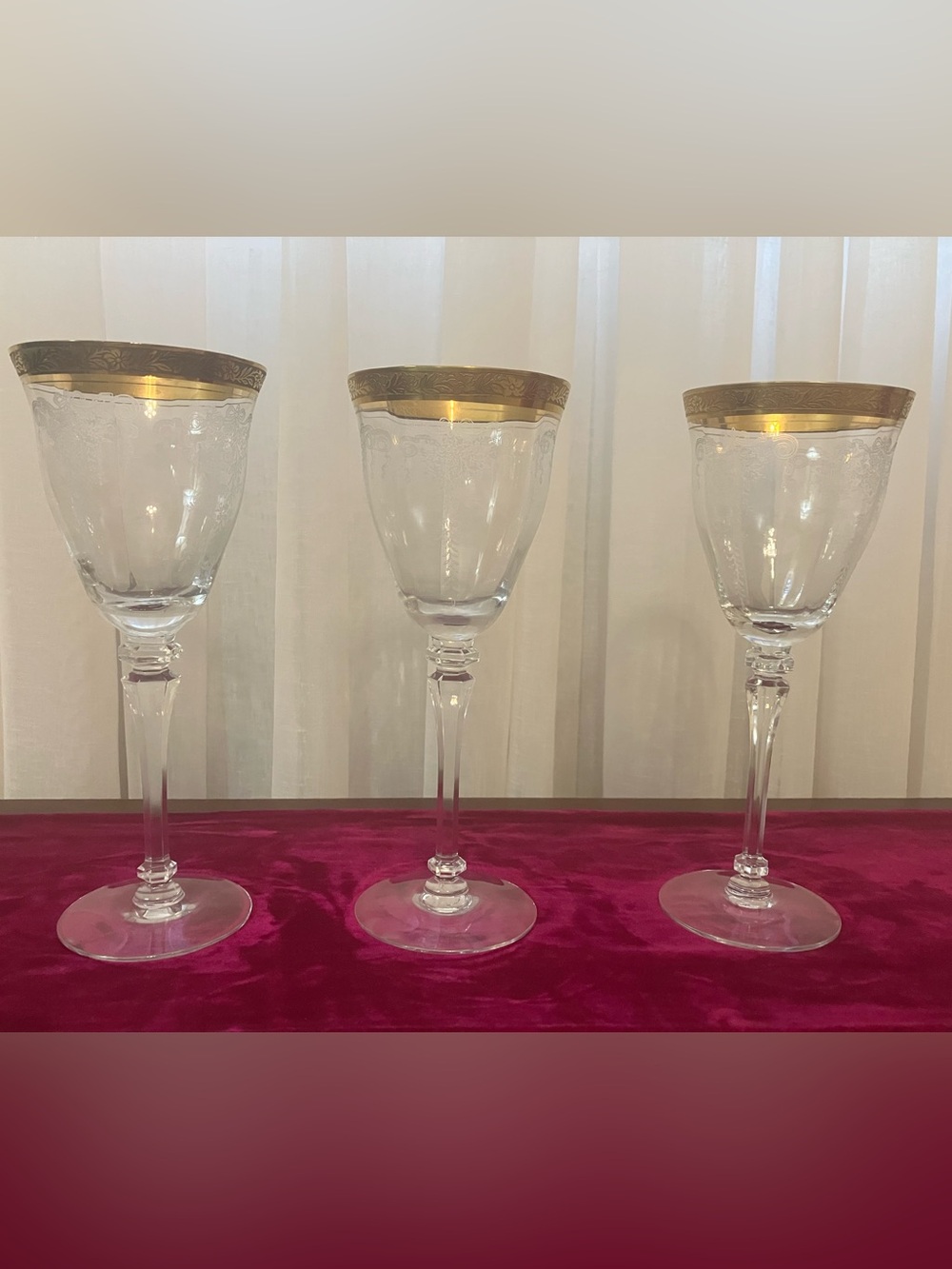 Tiffin-Franciscan Tall Goblets